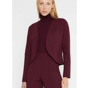 Ripley Rader Elderberry Ponte Knit Bolero Jacket Sz 2